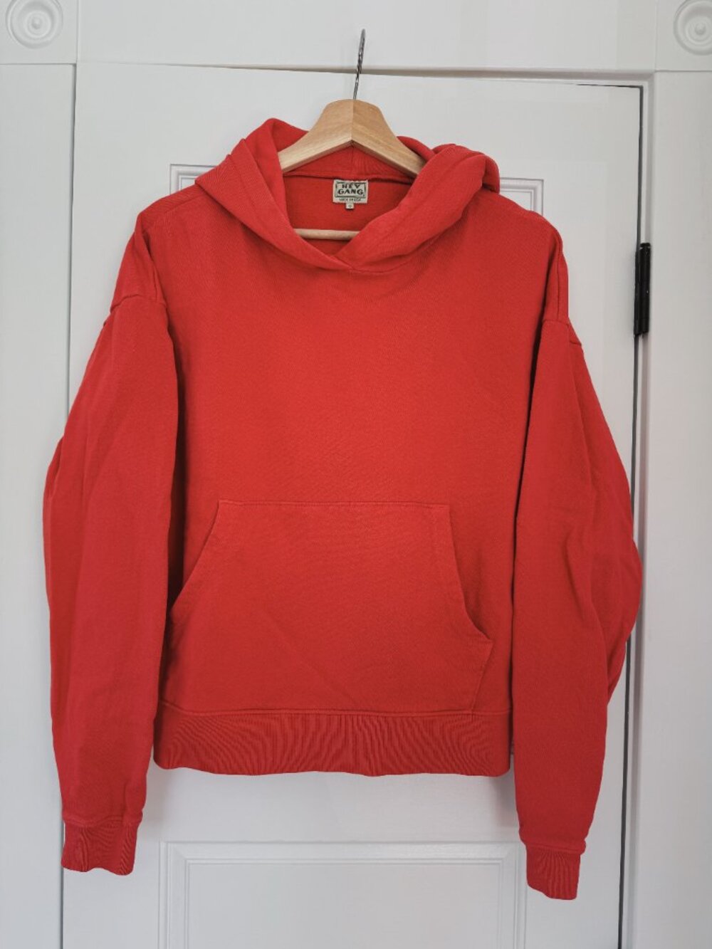 Hey Gang Hoodie in Red
